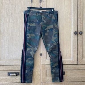 Camouflage Green skinny jeans